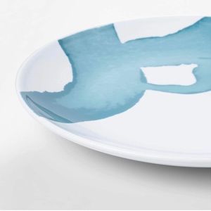 NWOT Ikea Behaga Set of Two Turquoise Side Plates